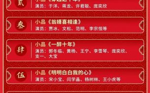 山东元宵晚会节目单2023 2023年元宵晚会节目单