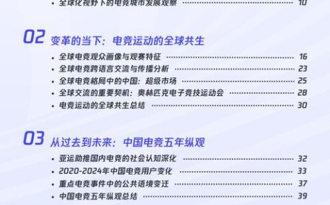 电竞产业规范（电竞行业标准）