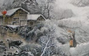 柴门闻犬吠,风雪夜归人。什么意思 柴门闻犬吠风雪夜归人