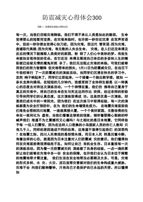 防灾减灾演练(防灾减灾演练总结讲话)