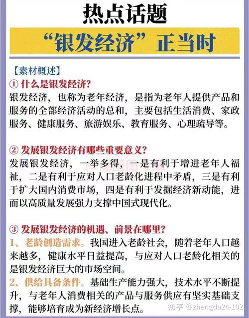 银发经济政策(银发经济政策出新)