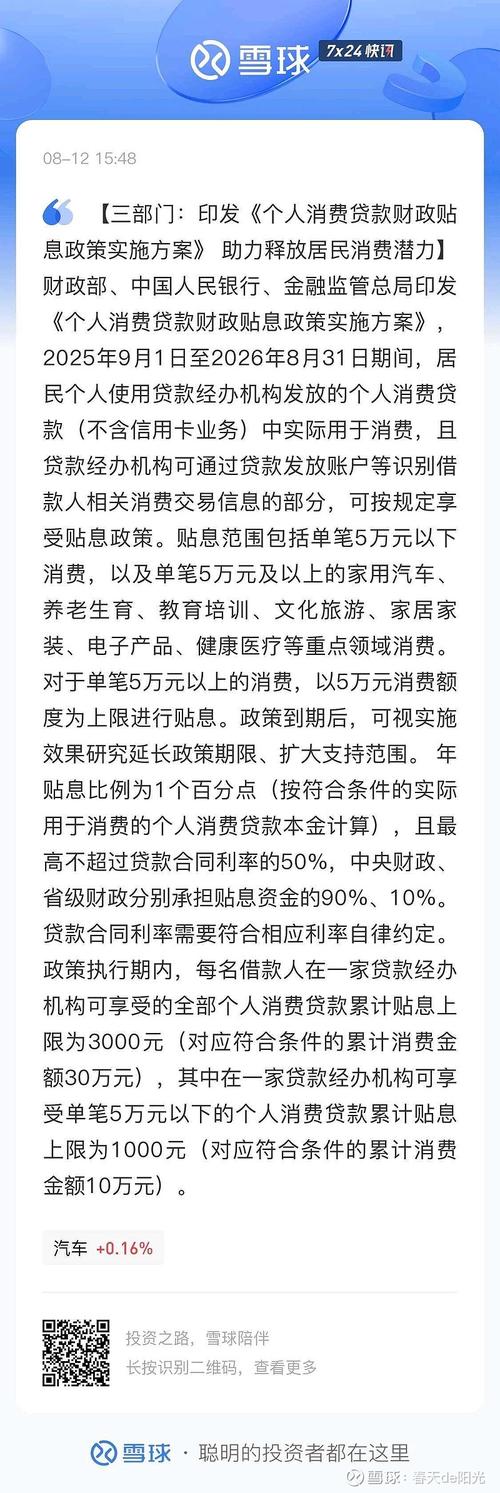个人消费贷款贴息新政(个人消费贷收紧)